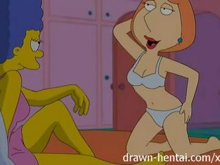 לסבית הנטאי - lois griffin ו - marge סימפסון