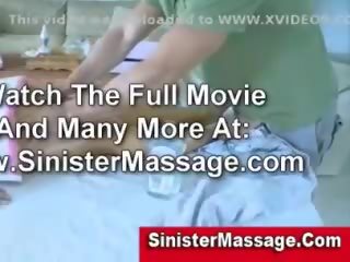 Flirty oily massage