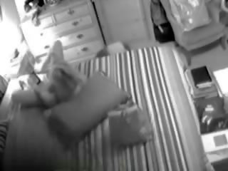 Companion mama zasačeni mastrubacija na skrite vohun kamera mov