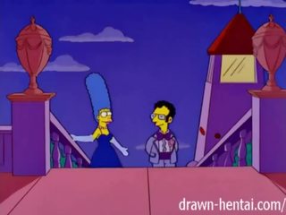 Simpsons umazano film - marge in artie afterparty