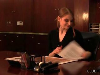 Ela damsel and dylan ryan foot jimat in the workplace