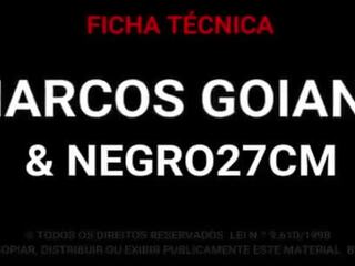 Marcos goiano - גדול שחור לִדקוֹר 27 cm זיון שלי ברבק/בלי גומי ו - עוגית