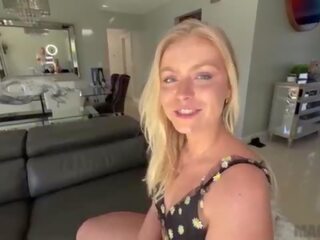 Petite Blonde Bubble Butt White babe Krissy Knight Gets Full Nelson from J Mac